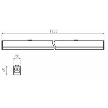 Greenlux GXPR068 - LED Dienasgaismas lampa PROFI LINEAR II LED/36W/230V 4000K