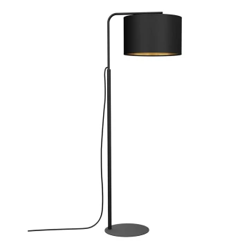 Grīdas lampa ARDEN 1xE27/60W/230V melna/zelta