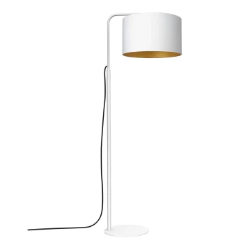 Grīdas stāvlampa ARDEN 1xE27/60W/230V balta/zelta