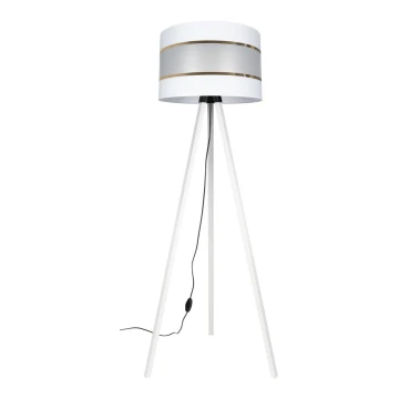 Grīdas stāvlampa CORAL 1xE27/60W/230V balta/zelta