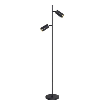 Grīdas stāvlampa FLOWER 2xGU10/8W/230V melna