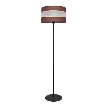 Grīdas stāvlampa HELEN 1xE27/60W/230V brūna/melna/zeltaina