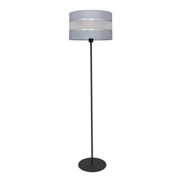 Grīdas stāvlampa HELEN 1xE27/60W/230V pelēka/melna