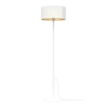 Grīdas stāvlampa LOFT SHADE 1xE27/60W/230V balta/zelta