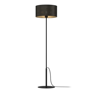 Grīdas stāvlampa LOFT SHADE 1xE27/60W/230V melna/zelta