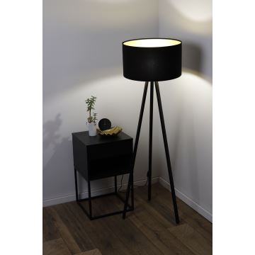 Grīdas stāvlampa STANDART 1xE27/60W/230V melna/venge