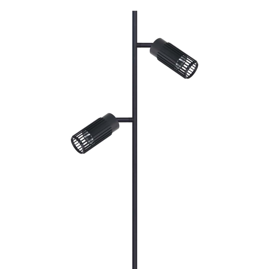 Grīdas stāvlampa VERTICAL 2xGU10/8W/230V melna