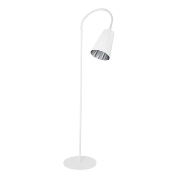 Grīdas stāvlampa WIRE 1xE27/15W/230V balta/sudraba