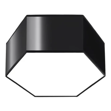 Griestu gaismeklis SUNDE 2xE27/60W/230V 13,5 cm melns