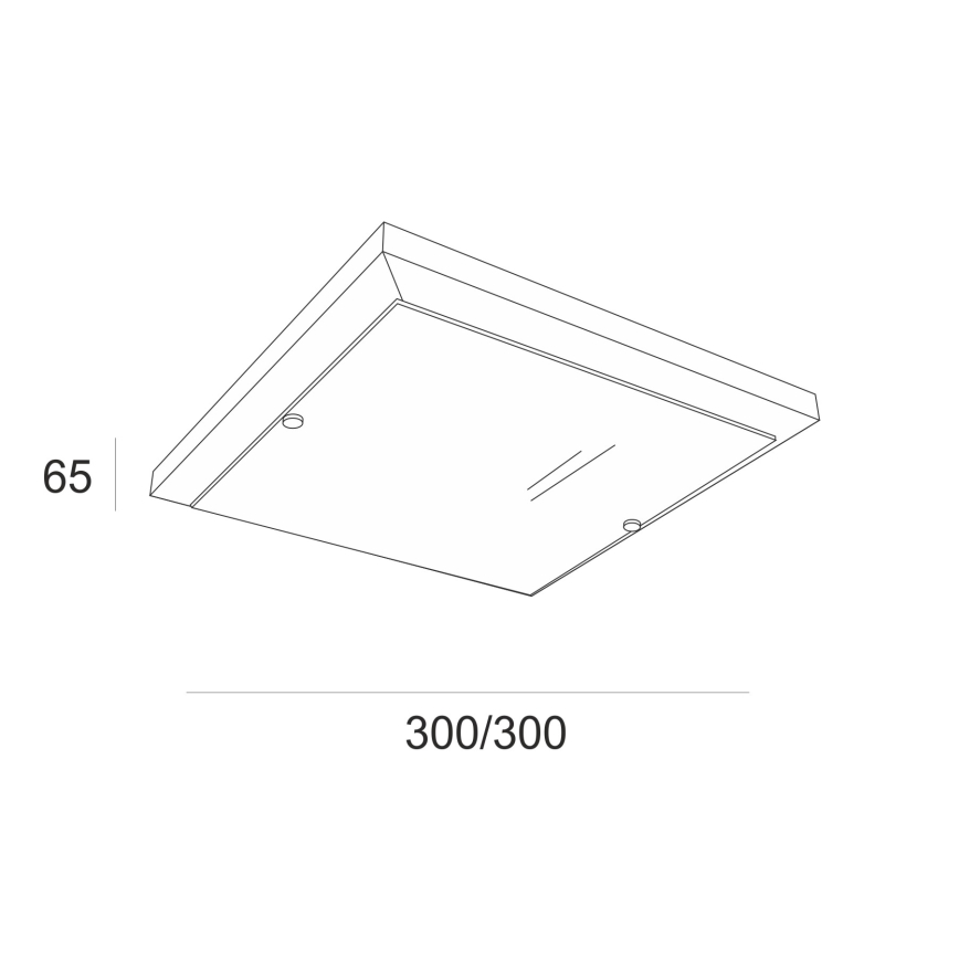 Griestu lampa 1xE27/60W/230V priede - FSC sertificēts