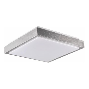 Griestu lampa KAZIMIERZ 2xE27/20W/230V 29,5x29,5 cm sudraba