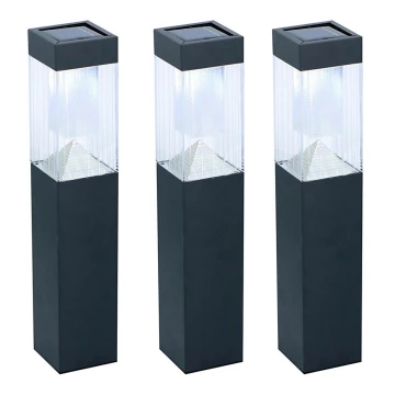 Grundig - KOMPLEKTS 3x Saules enerģijas lampa LED/1,2V 6,5x35,5cm