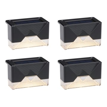 Grundig - KOMPLEKTS 4x LED Saules enerģijas sienas lampa LED/1,2V IP44