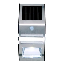 Grundig - LED Saules enerģijas sienas gaismeklis ar sensoru 1xLED IP64