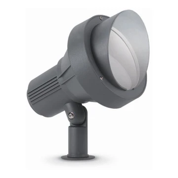 Ideal Lux - Āra gaismeklis 1xGU10/35W/230V mazs pelēka IP65