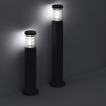Ideal Lux - Āra lampa 1xE27/42W/230V 80 cm IP44 melna