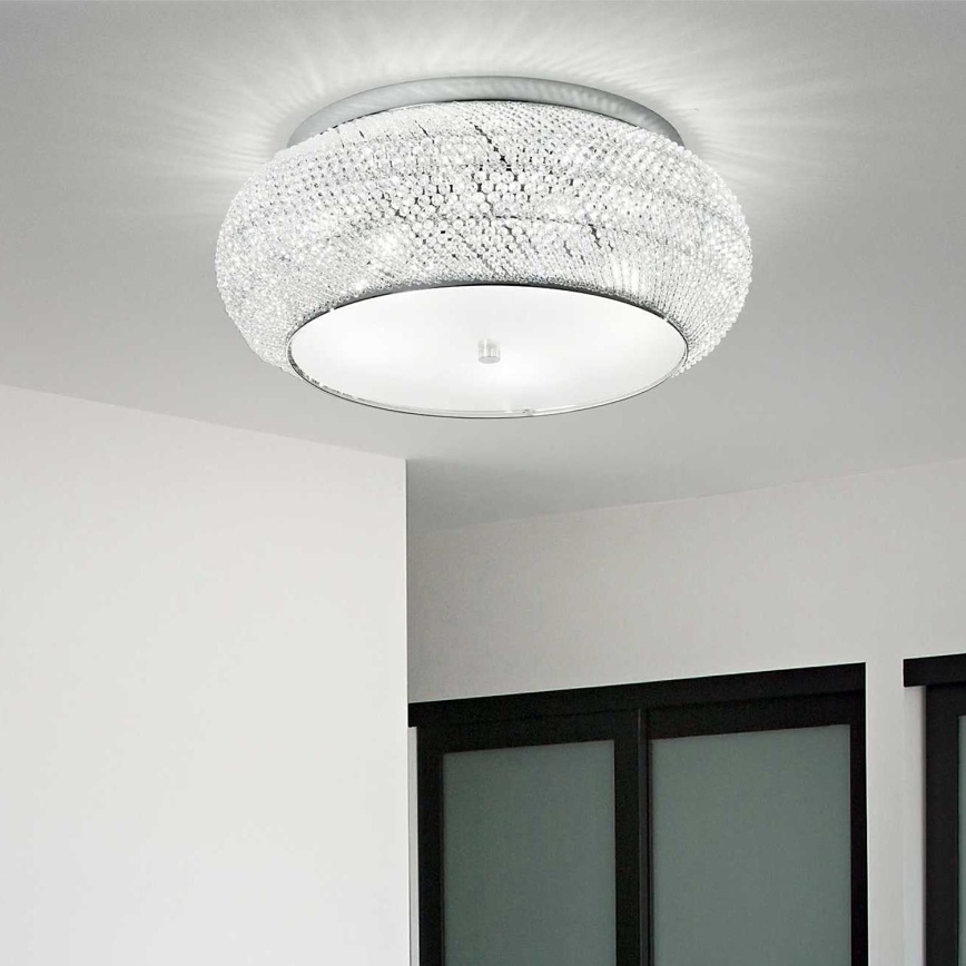 Ideal Lux - Kristāla griestu lampa PASHA 10xE14/40W/230V d. 55 hroms