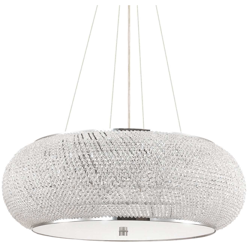 Ideal Lux - Kristāla lustra ar auklu PASHA 14xE14/40W/230V d. 65 hroms