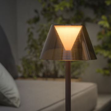 Ideal Lux - LED Aptumšojama skārienvadāma lampa LOLITA LED/2,8W/5V IP54 brūna