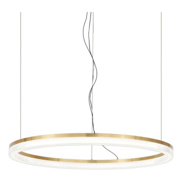 Ideal Lux - LED Lustra ar auklu CROWN LED/30W/230V d. 60 cm misiņš