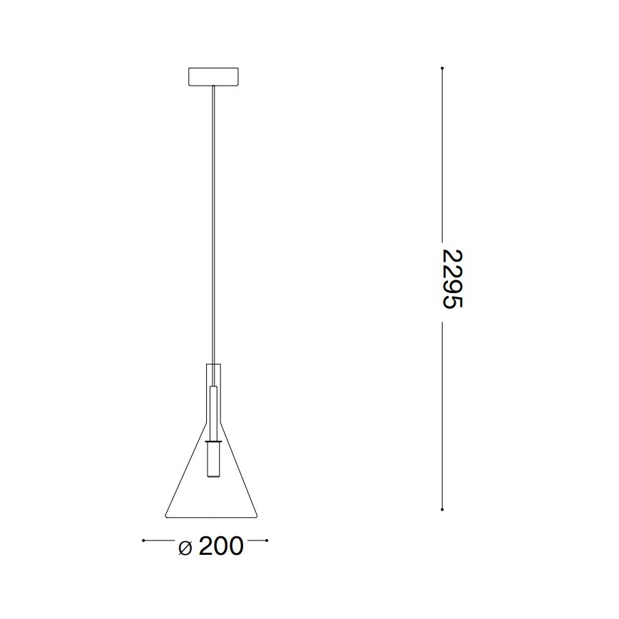 Ideal Lux - LED Lustra ar auklu EMPIRE 1xG9/3W/230V