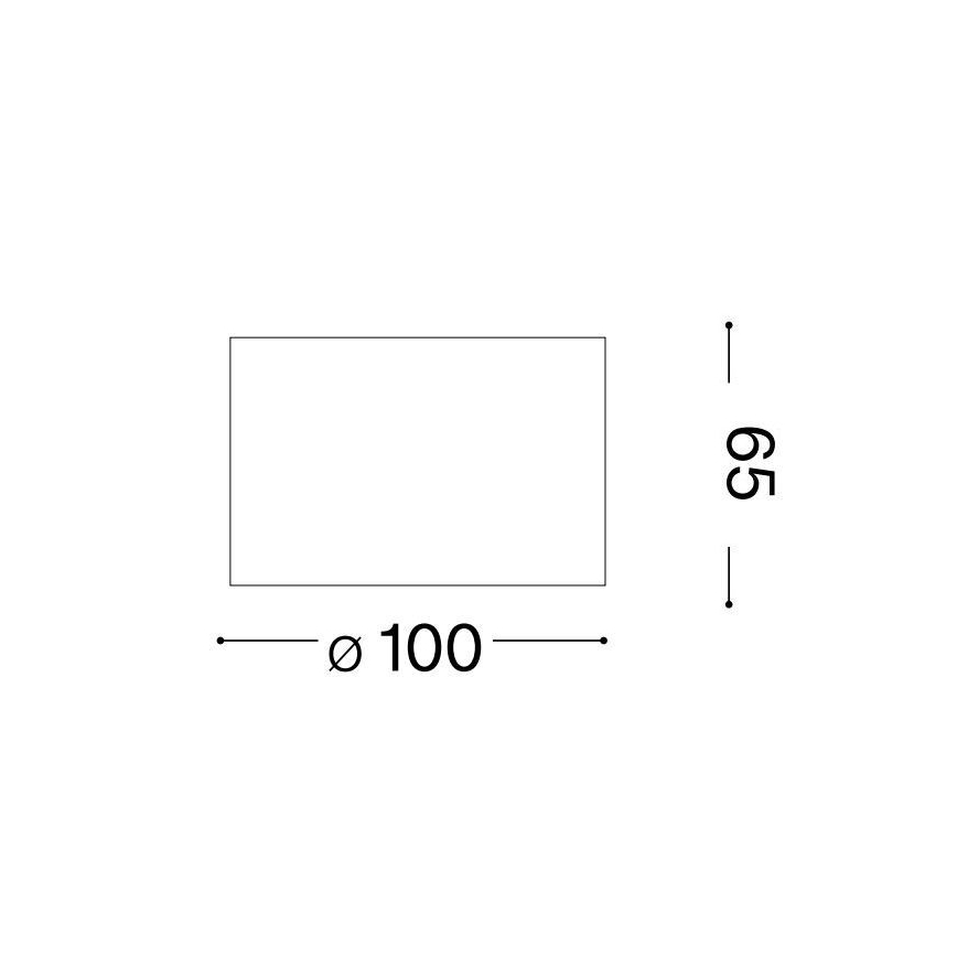 Ideal Lux - LED Starmetis SPIKE 1xGX53/9W/230V balta