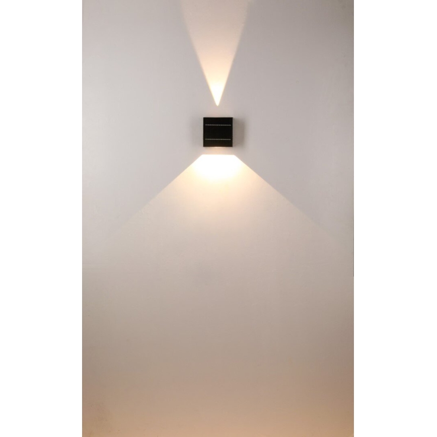 LED Saules enerģijas sienas lampa LED/2W/3,7V 4000K IP44