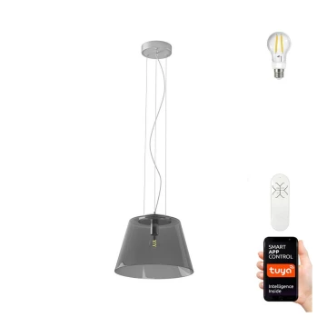 Immax NEO 07054L - LED RGBW Aptumšojuma lustra ar auklu CONO 1xE27/8,5W/230V 32 cm Tuya + tālvadības pults