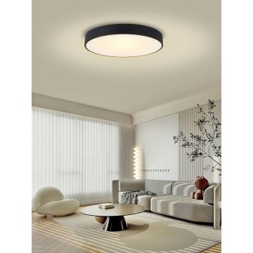 Immax NEO 07203L-LED Aptumšojama griestu lampa RONDATE 65W/230V 3000-6000K Tuya melna + tālvadības pults