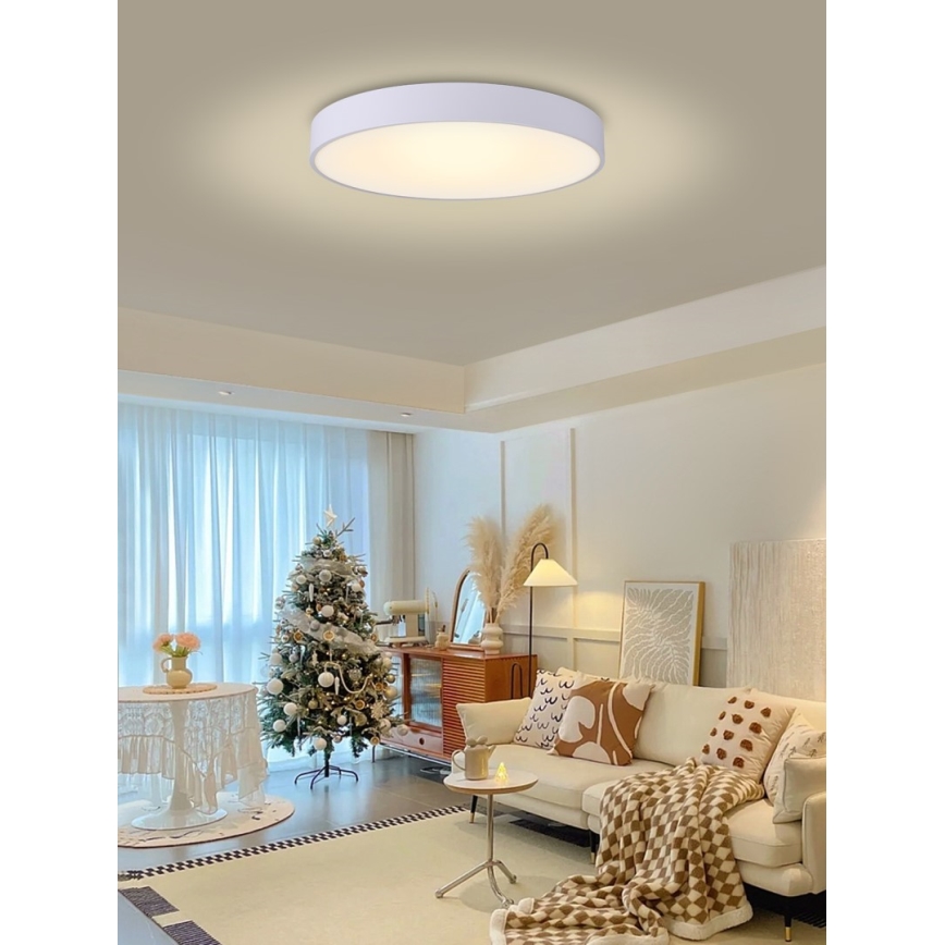 Immax NEO 07207L-LED Aptumšojama griestu lampa RONDATE 65W/230V 3000-6000K Tuya balta + tālvadības pults