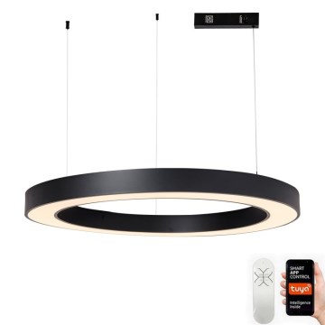 Immax NEO 07211L - LED Aptumšojama lustra ar auklu PASTEL LED/68W/230V 2700-6500K Tuya melna + tālvadības pults