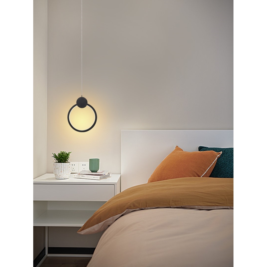 Immax NEO 07233L - LED Aptumšojama lustra ar auklu NEO LITE OVALE LED/18W/230V Wi-Fi Tuya 2700-6500K + tālvadības pults