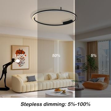 Immax NEO 07246-80 - LED Aptumšojama griestu lampa FINO LED/55W/230V 80cm Tuya + tālvadības pults