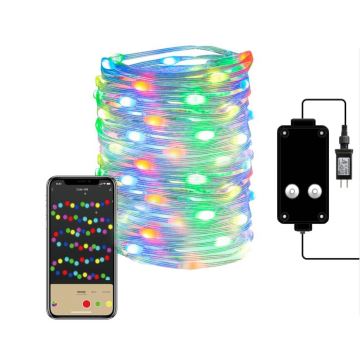 Immax NEO 07736L - LED RGB Aptumšojama āra josla NEO LITE LED/8,4W/230V 16 m IP44 Wi-Fi Tuya