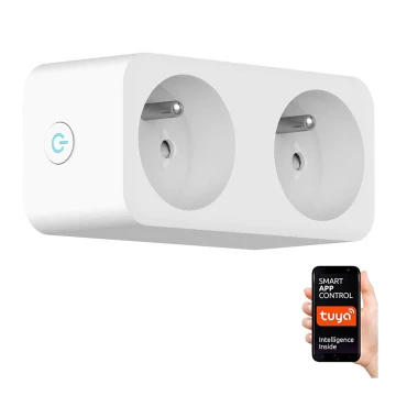 Immax NEO 07751L - Viedās kontaktligzdas sadalītājs NEO LITE 2x16A/230V Wi-Fi Tuya