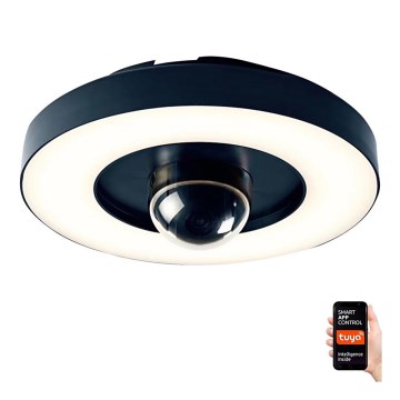 Immax NEO 07792L - LED Viedā āra kamera ar lampu RING 22W/230V IP44 Wi-Fi Tuya