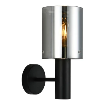 ITALUX - Sienas lampa SARDO 1xE27/40W/230V melna