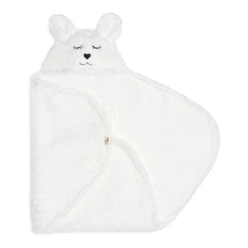 Jollein - Bērnu ietinamā sega fleece Bunny 100x105 cm Snow White