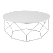Kafijas galdiņš DIAMOND 41,5x90 cm balts