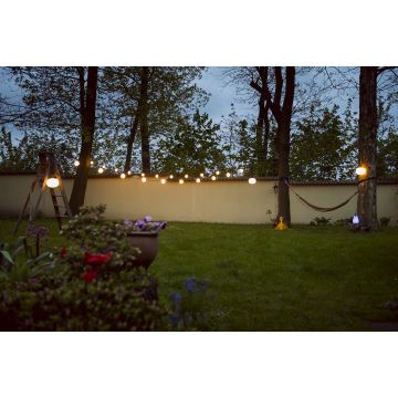 LED Āra dekoratīva virtene GARLAND STONO 10xLED/10W/230V 6m IP67