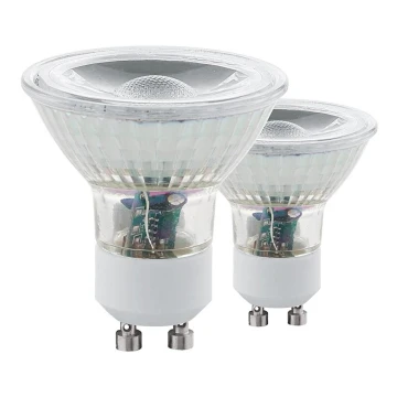 KOMPLEKTS 2x LED Spuldze GU10/3,3W/230V 4000K - Eglo 11527