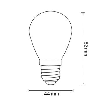 KOMPLEKTS 2x LED Spuldze PARTY E27/0,3W/36V violeta