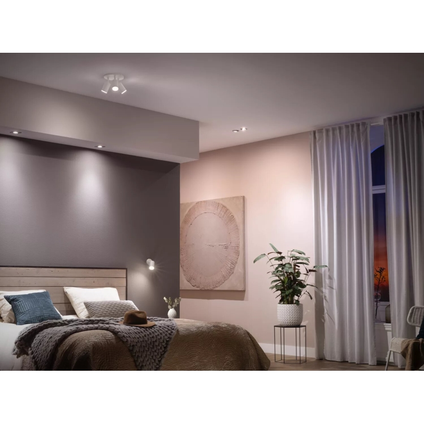 KOMPLEKTS 3x LED Aptumšojama spuldze Philips Hue WHITE AMBIANCE GU10/4,2W/230V 2200-6500K