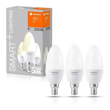 KOMPLEKTS 3x LED Aptumšojama spuldze SMART+ E14/5W/230V 2700K - Ledvance