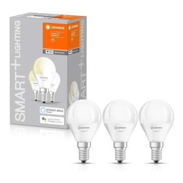 KOMPLEKTS 3x LED Aptumšojama spuldze SMART+ E14/5W/230V 2700K Wi-Fi - Ledvance