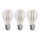 KOMPLEKTS 3x LED Spuldze FILAMENT A60 E27/3,8W/230V 2700K Enerģijas klase A