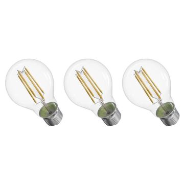 KOMPLEKTS 3x LED Spuldze FILAMENT A60 E27/5W/230V 2700K Enerģijas klase A