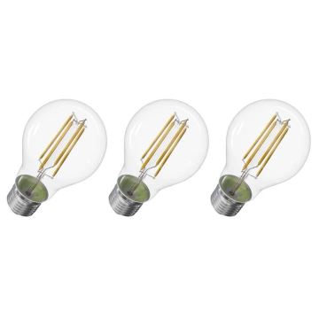 KOMPLEKTS 3x LED Spuldze FILAMENT A60 E27/5W/230V 2700K Enerģijas klase A