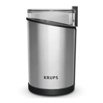 Krups - Elektriskās kafijas pupiņu dzirnaviņas 85g FAST-TOUCH 200W/230V hroms