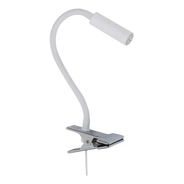 Lampa ar fiksatoru LAGOS 1xG9/6W/230V balta